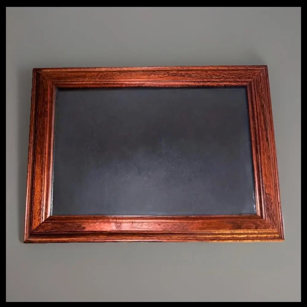 Vintage Oak Finish Beveled Picture Frame 8x10 Rustic Wall or Tabletop Décor